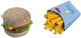 Haba Biofino Hamburger and French fries
