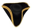 Adult Deluxe Black Tricorn Hat