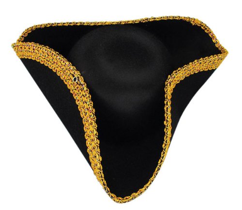 Revolutionary War Deluxe Colonial Tricorn Hat / Pirate Hat