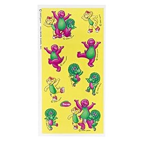 Barney Dance Sticker Sheets (4) by Birthday Express