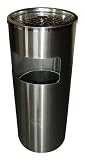 DEMA Standascher silber Durchmesser 25x61