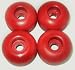 Skateboard WHEELS Blank 52mm RED Dura Rollers