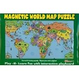 World Magnetic Puzzle Map