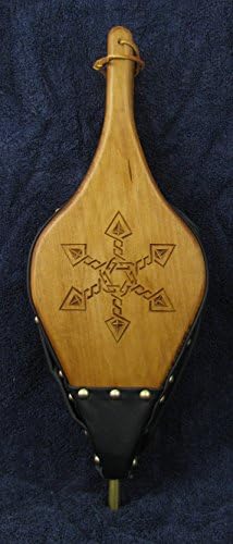 Fireplace Bellows--Chip Carved Snowflake 3