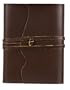 Leather Wrap Journal / Diary, Wrap Closure, Gift Boxed, Brown