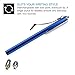 BoxWave EverTouch Slimline Capacitive Stylus with Replaceable Tip - Lunar Blue, Stylus Pen for Smartphones and Tablets