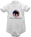 Future Republican Baby Bodysuit Infant Creeper Flag Elephant New