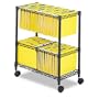 Safco 2-Tier Rolling File Cart