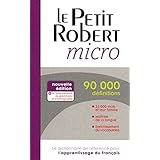 le petit robert micro dictionnaires le robert french edition