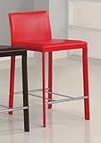 Ice Cube Red 24 Barstool (Set of 2) by Coaster Furniture