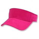 Blank Hot Pink Adjustable Visor