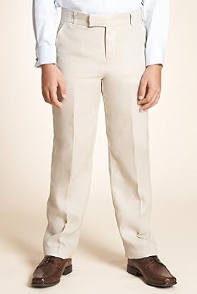 Autograph Pure Linen Straight Leg Suit Trousers