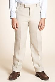 Autograph Pure Linen Straight Leg Suit Trousers
