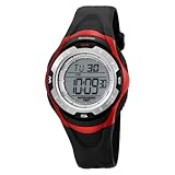 Armitron Women's 456974RED Chronograph Black with Red Accents Digital Sport Watch