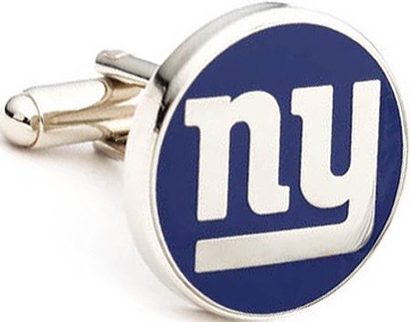 Cufflinks Inc Men's New York Giants Cufflinks Blue/Silver