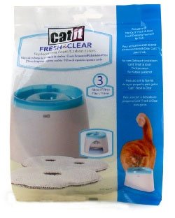Cat It 50057 Fresh and Clear Fountain Replacement Cartridge for 50053 3-pack