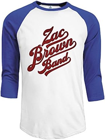 GLK300 For Men's Zac Brown Band 3/4-Sleeve Raglan Size Key RoyalBlue