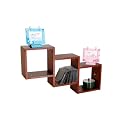 Triple Box Wall Shelf - Brown (6x21.5x22.5")