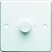 Wellco Bulk 1 Gang 1 Way Rotary Dimmer Control (box Of 5) (w