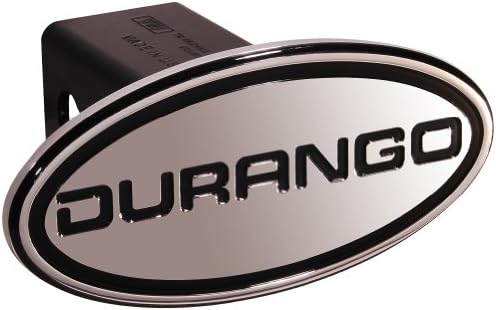 TM Performance 80013 Black Dodge Durango Oval 2" Billet Hitch Cover