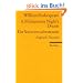 A Midsummer Night's Dream /Ein Sommernachtstraum: Engl. /Dt
