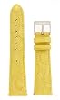Watch band Genuine Crocodile Strap 20mm Yellow Watch band Genuine Crocodile Strap 20mm Yellow