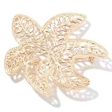 Sterling Silver / Platinum & 18K Yellow or Rose Gold Vermeil Zircon Pin
