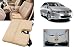 Auto Pearl - Premium Quality Car Seat Rest Cushion Beige For - Honda City RS.799.00