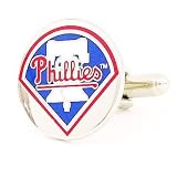 Philadelphia Phillies MLB Logo'd Executive Cufflinks w/Jewelry Box