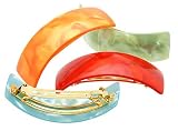 France Luxe Rectangle Volume Barrette - Nacro Brights