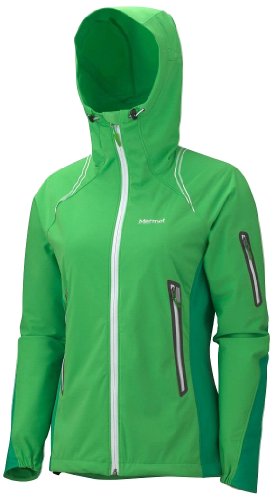 Marmot Damen Softshell Jacke Vapor Trail Hoody, bright grass/dark fern, XS, 85040-4344-2 Preisvergleich