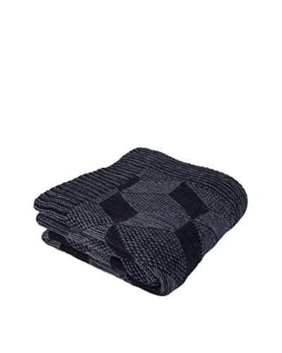 Bottega Tessile Plaid Blu Navy 130 x 170 cm