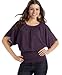 Apparel : BCX Banded-Bottom Short Kimono-Sleeve Top