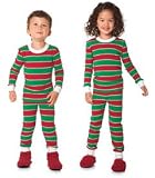 holiday stripe pjs