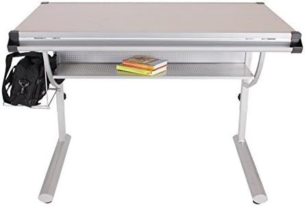 DH FurnitureBOX Multifunction Adjustable drawing work study table desk white bedroom home furniture for home office