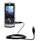 Classic Straight USB Cable for the Motorola ROKR Z6C with Power Hot Sync and Charge capabilities - Gomadic Brand w/ TipExchange Technology