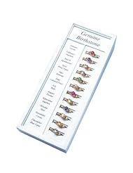14K Gold Birthstone Ring Set BTSET16