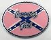 COUNTRY GIRL PINK BELT BUCKLE,WITH REBEL FLAG