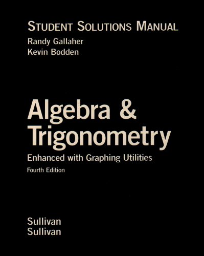 Student Solutions Manual