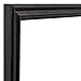 Craig Frames 200ASHBK 8 by 10-Inch Picture Frame, Wood Grain Finish, 0.75-Inch Wide, Black