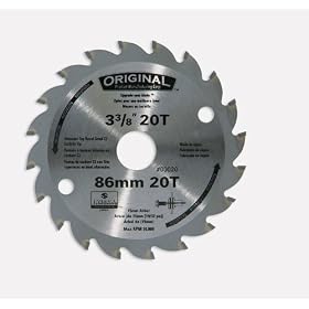 Original 00020 3-3 8-Inch 20 Tooth C3 Carbide Tooth Circular Saw Blade by Original