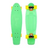 Penny Skateboards Nickel Complete Skateboard - Green Deck - Orange/Black Trucks - Yellow Wheels
