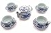 Kitchen & Housewares : NEW Chinese Porcelain Miniature Tea Set for 4 Cup Pot