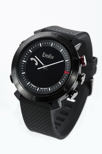 COGITO Classic Smart Bluetooth Connected Watch for Smartphones - Retail Packaging - Black Onyx