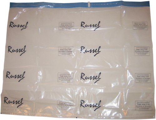 H & L Russel Vacuum Storage Bags with Gussets, Set of 2, 100 x 80 x 32 cm
