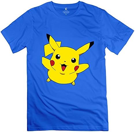 ROCRO Men's Pokemon Pikachu T Shirt M RoyalBlue