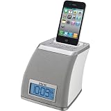 Spacesaver App-Enhanced Alarm Clock with AM/FM Tuner and iPod Dock
