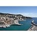Nice France Seascape Photo Art Print Poster - 11x17 custom fit with RichAndFramous Black 11 inch Poster Hangers