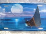 Airbrushed Sailboat Metal Embossed License Plate