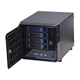 Black mini-ITX form computer storage case ITX-S4